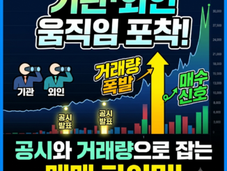 "기관과 외인의 움직임을 포착하라" 공시와 거래량을 활용한 매매 타이밍 잡기