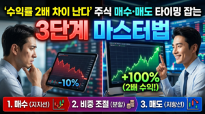 주식 매수·매도 타이밍 잡는 3단계 마스터법