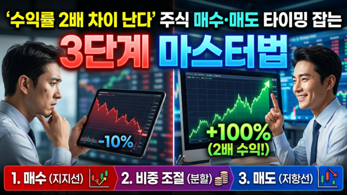 주식 매수·매도 타이밍 잡는 3단계 마스터법