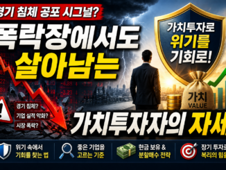 폭락장에서도 살아남는 가치투자자의 자세