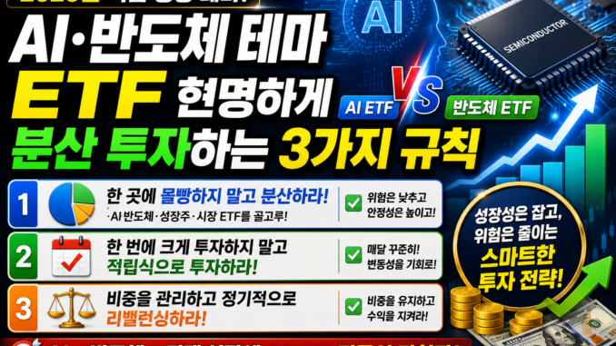 AI·반도체 테마 ETF 현명하게 분산 투자하는 3가지 규칙